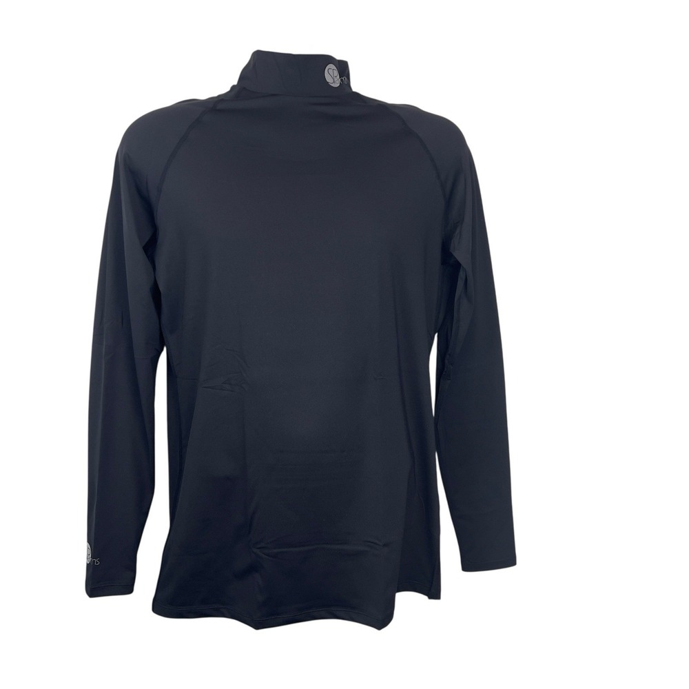 SParms High Neck UPF 50+ Sun Protection Body Warm‎ Black Shirt Large Unisex NEW